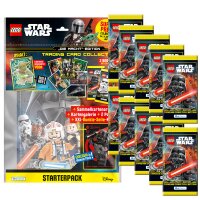 LEGO Star Wars - Serie 4 Trading Cards - 1 Starter + 10...