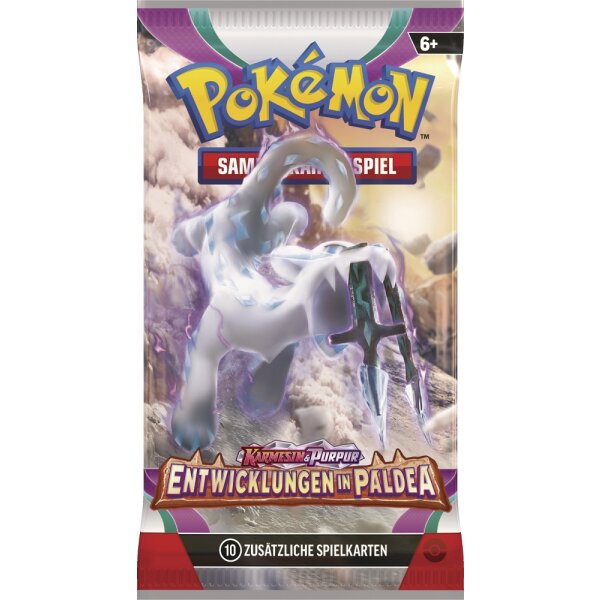 collect-it.de MY HOME OF CARDS + TOYS Exklusiver Sammelordner im Bundle mit 10 Pokemon Booster Entwicklungen in Paldea