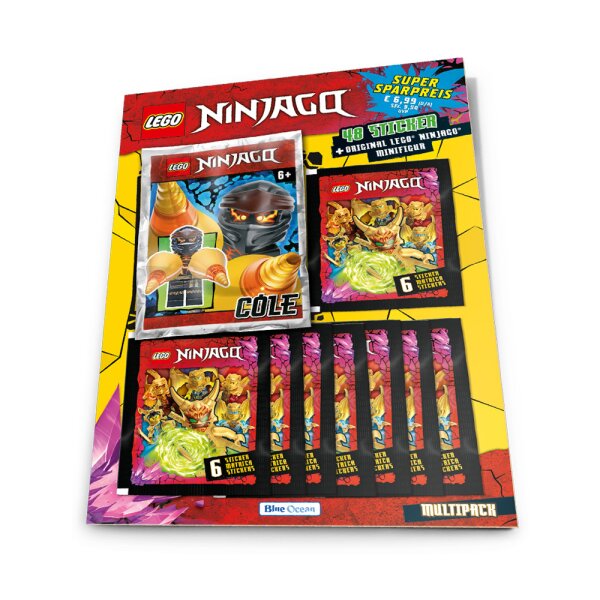 Lego Ninjago - Crystalized - Sammelsticker - 1 Multipack