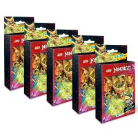 Lego Ninjago - Crystalized - Sammelsticker - 5 Blister