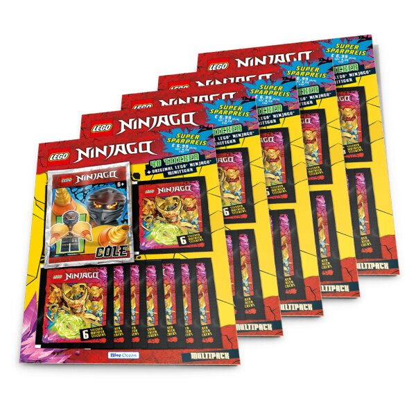 Lego Ninjago - Crystalized - Sammelsticker - 5 Multipack