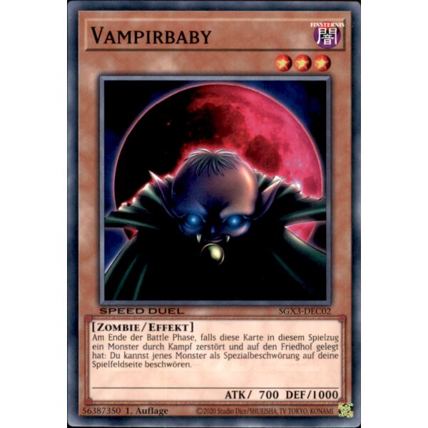 SGX3-DEC02 - Vampirbaby - 1. Auflage