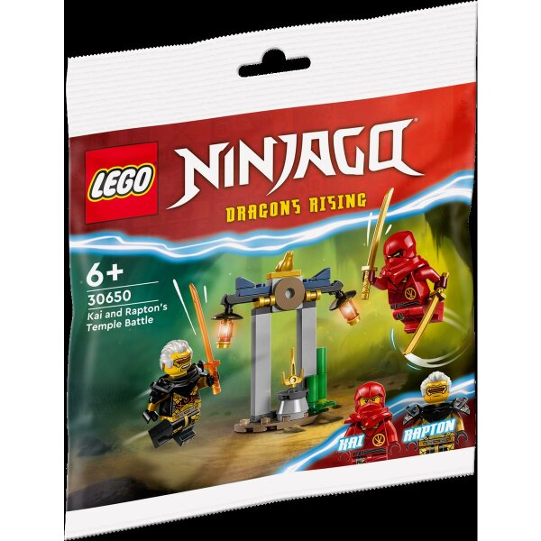 LEGO® NINJAGO 30650 - Kais und Raptons Duell im Tempel