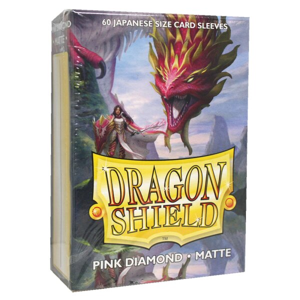 2 x 60 Dragon Shield Matte Sleeves - Pink Diamond (2x60 Sleeves)