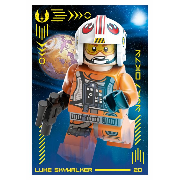 20 - Luke Skywalker - Holofolie - LEGO Star Wars Serie 4