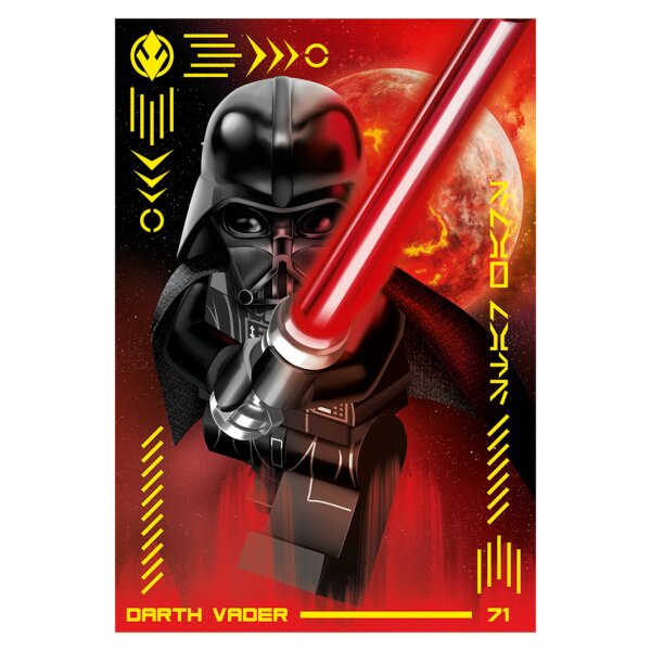 71 - Darth Vader - Holofolie - LEGO Star Wars Serie 4