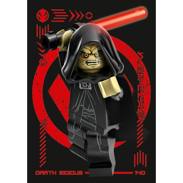 140 - Darth Sidious - LEGO Star Wars Serie 4