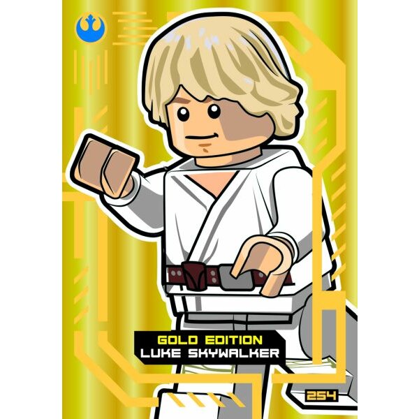 254 - Gold Edition Luke Skywalker - LEGO Star Wars Serie 4