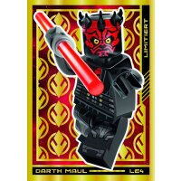 LE4 - Darth Maul - Limitierte Karte - LEGO Star Wars Serie 4