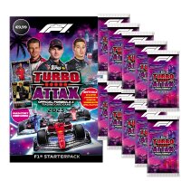 Topps - Turbo Attax Formel 1 2023 - 1 Starter + 10 Booster