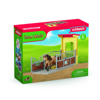 Schleich Farm World 42609 - Ponybox mit Islandpferd Hengst