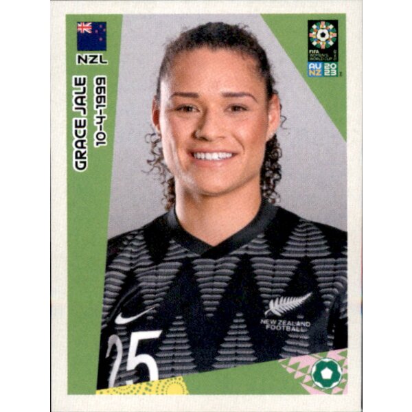 Frauen WM 2023 Sticker 20 - Grace Jalev - Neuseeland