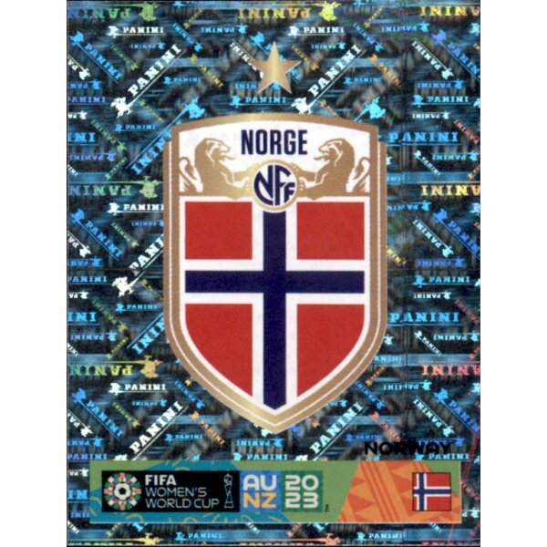 Frauen WM 2023 Sticker 22 - Emblem - Norwegen