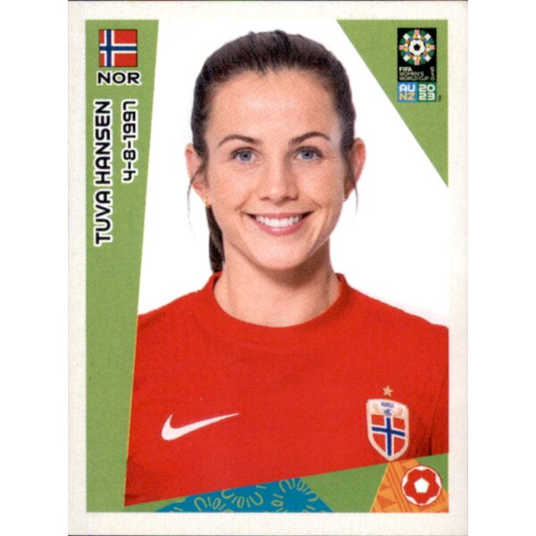 Frauen WM 2023 Sticker 27 - Tuva Hansen - Norwegen