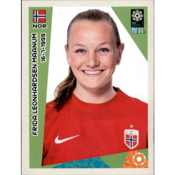 Frauen WM 2023 Sticker 30 - Frida Leonhardsen Maanum - Norwegen