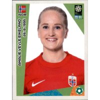 Frauen WM 2023 Sticker 36 - Amalie Vevle Eikeland - Norwegen