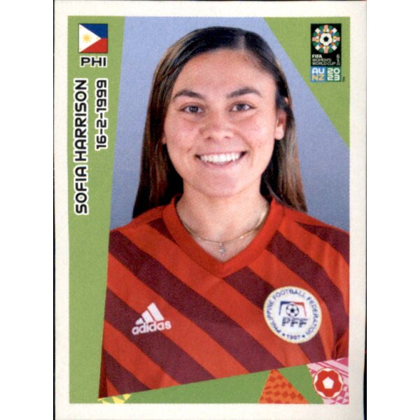 Frauen WM 2023 Sticker 44 - Sofia Harrison - Philippinen