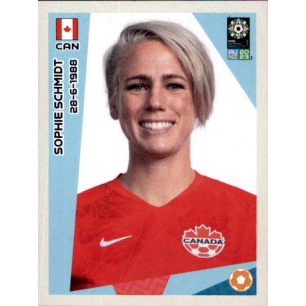 Frauen WM 2023 Sticker 132 - Sophie Schmidt - Kanada