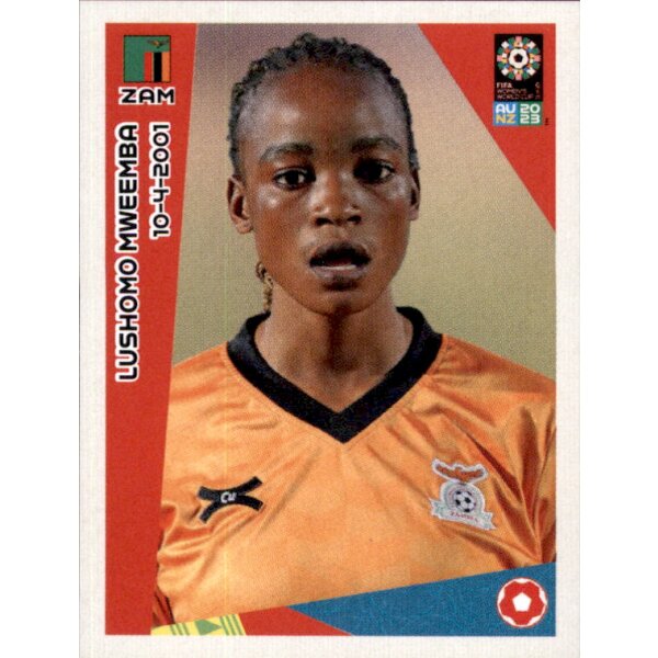 Frauen WM 2023 Sticker 177 - Lushomo Mweemba - Sambia