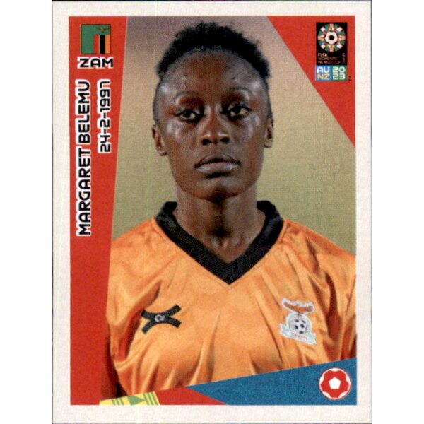 Frauen WM 2023 Sticker 178 - Margaret Belemu - Sambia