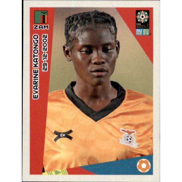 Frauen WM 2023 Sticker 186 - Evarine Katongo - Sambia