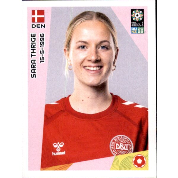 Frauen WM 2023 Sticker 248 - Sara Thrige - Dänemark