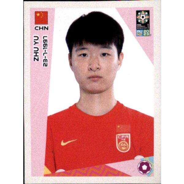 Frauen WM 2023 Sticker 261 - Zhu Yu - China