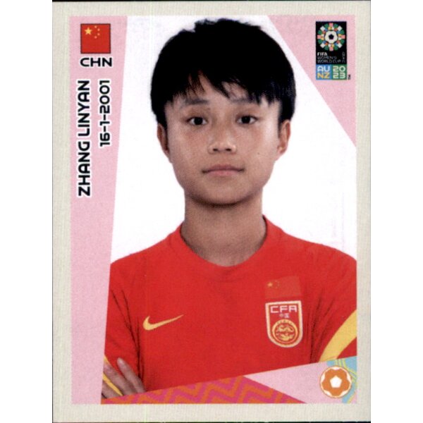 Frauen WM 2023 Sticker 271 - Zhang Linyan - China