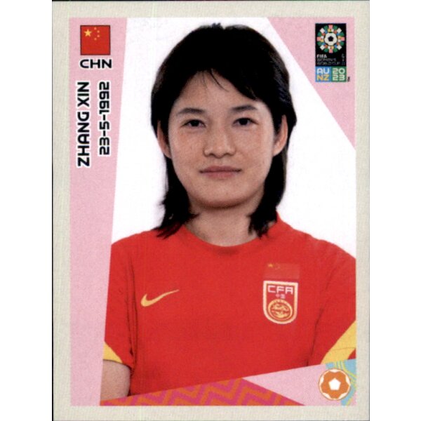 Frauen WM 2023 Sticker 273 - Zhang Xin - China