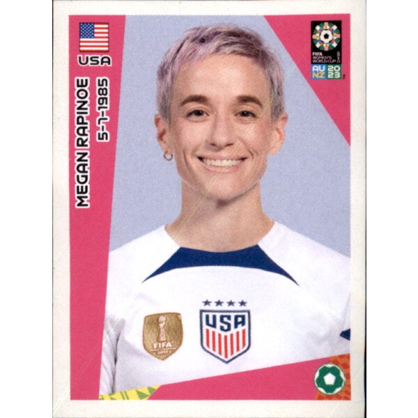 Frauen WM 2023 Sticker 321 - Megan Rapinoe - USA