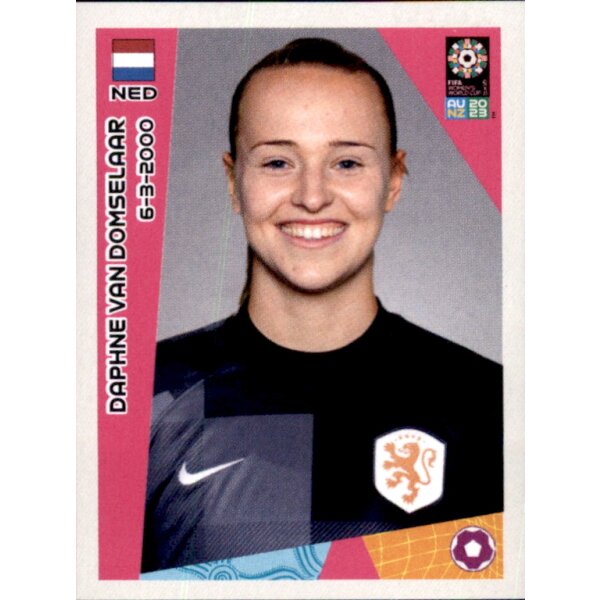 Frauen WM 2023 Sticker 344 - Daphne van Domselaar - Niederlande