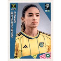 Frauen WM 2023 Sticker 403 - Kalyssa van Zanten - Jamaika