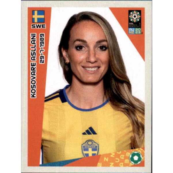 Frauen WM 2023 Sticker 457 - Kosovare Asllani - Schweden