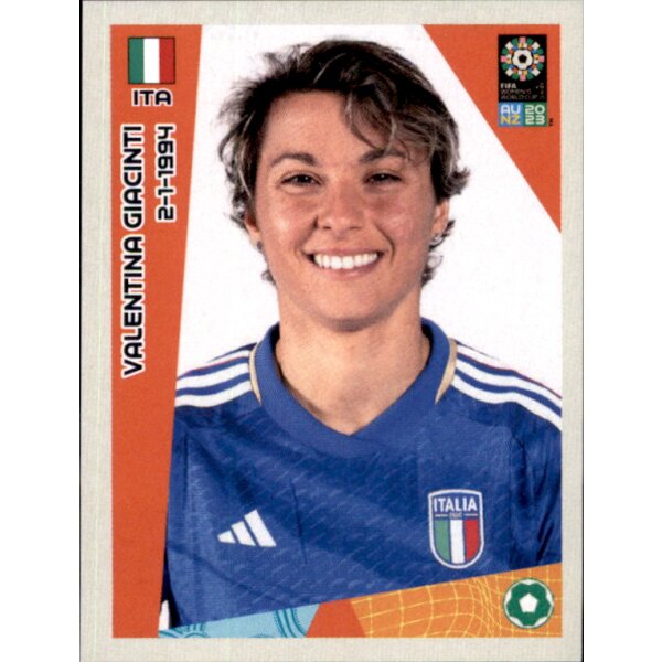 Frauen WM 2023 Sticker 494 - Valentina Giacinti - Italien