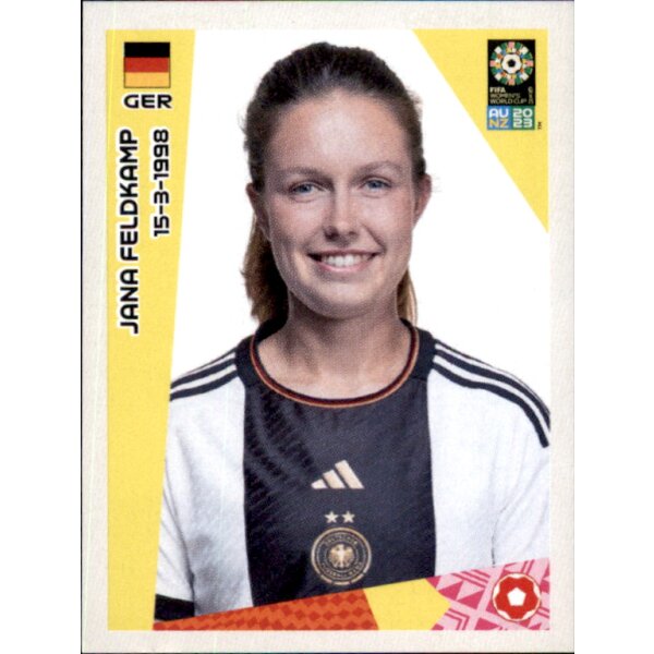 Frauen WM 2023 Sticker 516 - Jana Feldkamp - Deutschland