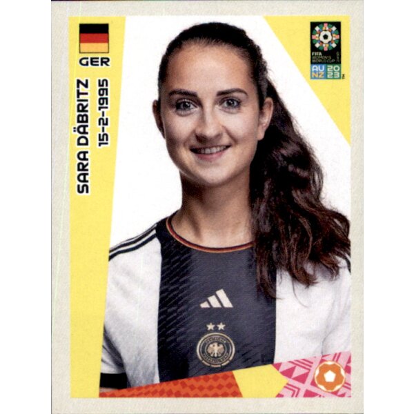 Frauen WM 2023 Sticker 521 - Sara Däbritz - Deutschland