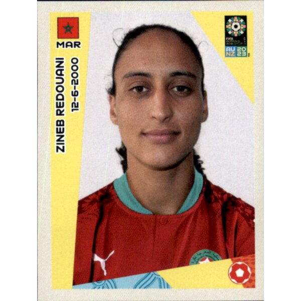 Frauen WM 2023 Sticker 532 - Zineb Redouani - Marokko