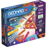 GEOMAG GLITTER RECYCLED - 35 TEILE