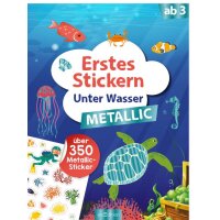 Erstes Stickern Metallic – Unter Wasser