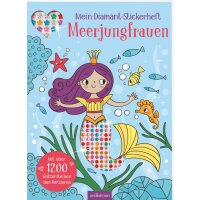 Mein Diamant-Stickerheft – Meerjungfrauen