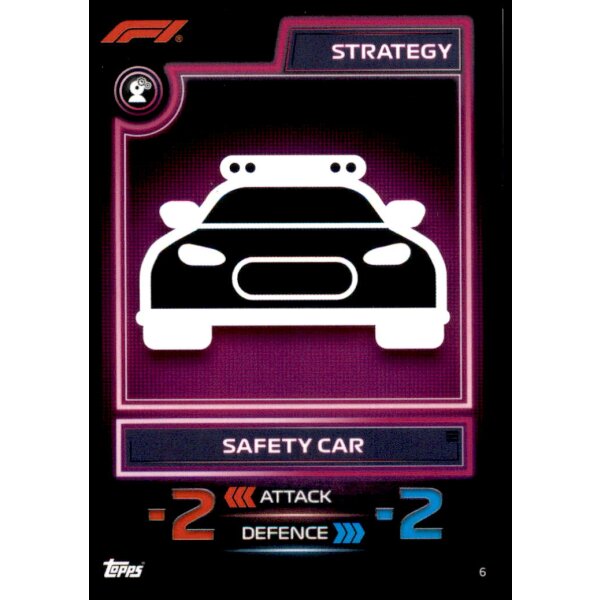 6 - Safety Car - Strategy Cards - 2023