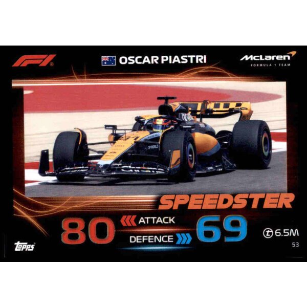 53 - Oscar Piastri - Mclaren - 2023