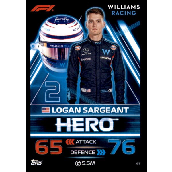 97 - Logan Sargeant - Williams Racing - 2023