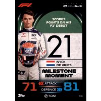 178 - Nyck De Vries - Milestone Moments - 2023