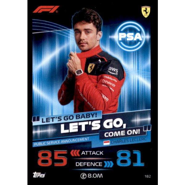 182 - Charles leclerc - PSA - 2023