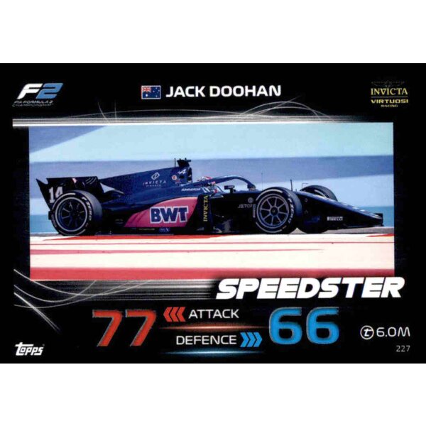 227 - Jack Doohan - F2 Speedster  - 2023