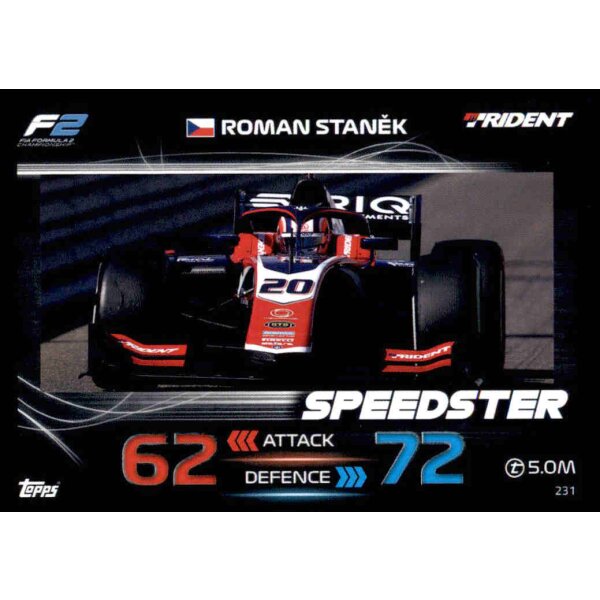 231 - Roman Stanek - F2 Speedster  - 2023