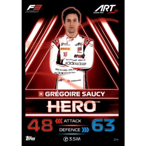 244 - Gregoire Saucy - F3 Team - 2023