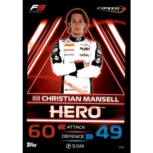 259 - Christian Mansell - F3 Team - 2023