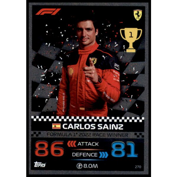 270 - Carlos Sainz - Race Winners - 2023